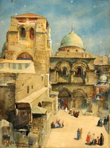 Figures In The Old City Of Jerusalem Figures In The Old City Of Jerusalem