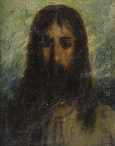 Jesucristo Oil Painting by Daniel Sabater Y Salabert