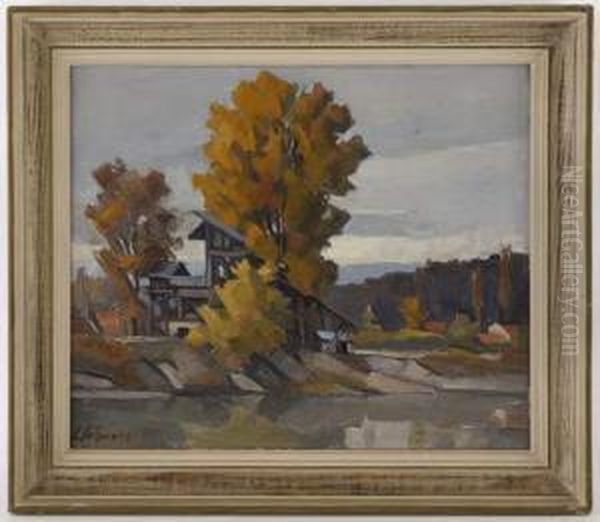 Drague En Arve Oil Painting by Louis Henri Salzmann
