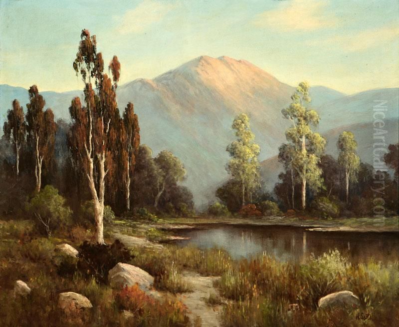 Foothill Landscape Oil Painting by Herbert Sartelle