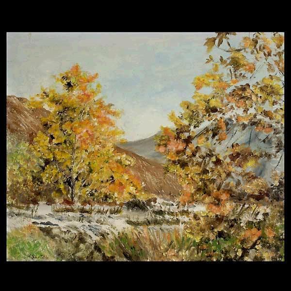 Autumnal Landscape. Oil Painting by Herbert Sartelle