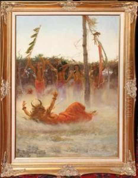 The Sun Dance Oil Painting by Remington Schuyler