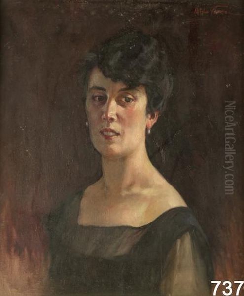 Ritratto Di Donna Oil Painting by Aldo Severi
