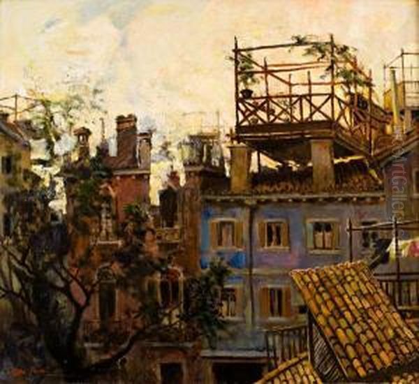 Altana A Venezia Oil Painting by Aldo Severi