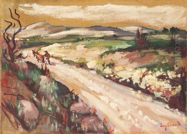 Route En Provence Oil Painting by Rene Seyssaud