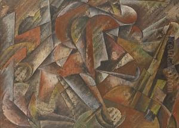 Musician Oil Painting by Boris Shaposhnikov