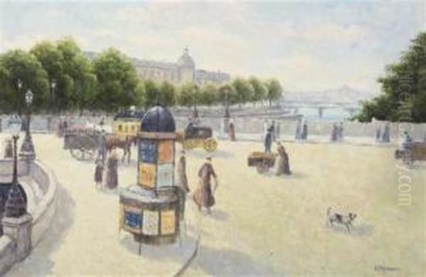 Afternoon Promenade Oil Painting by Gail Corbett Sherman