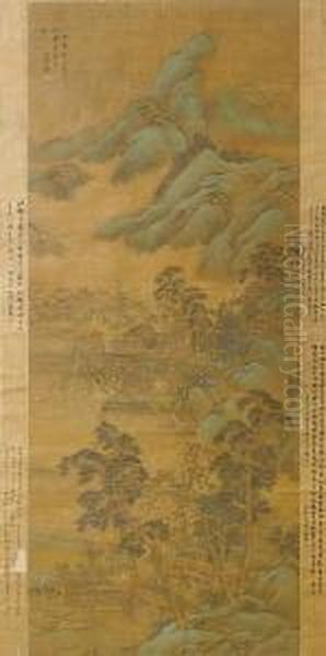 Landscape Oil Painting by Wang Shimin