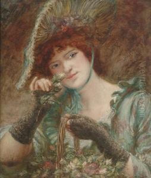 The Fragrant Rose Oil Painting by Arthur Charles Shorthouse