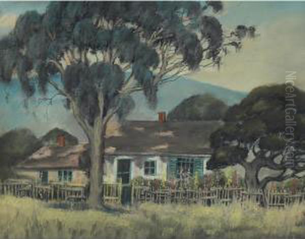 Near Cloverdale Oil Painting by Edwin C. Siegfried