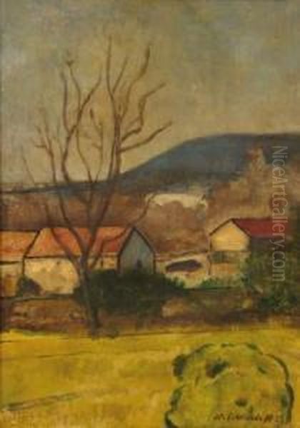 Paysage De Campagne Oil Painting by Nicolas Sinezouboff