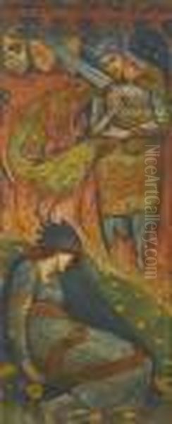 'brunhilda's Dream' Oil Painting by Bernard Sleigh
