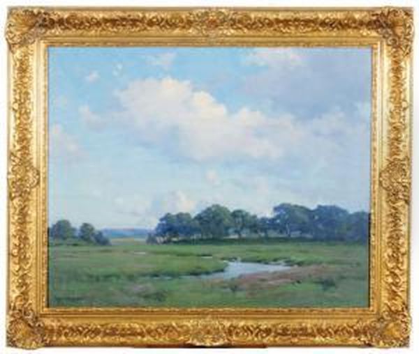 Summer Landscape Oil Painting by Marian Parkhurst Sloane