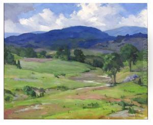 August Oil Painting by Marian Parkhurst Sloane