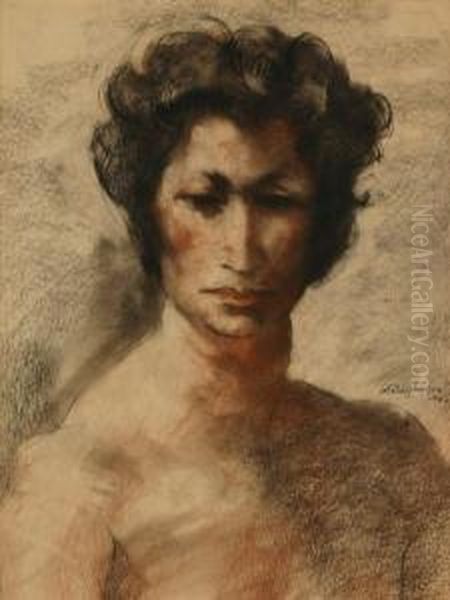 Portrait Of A Young Man Oil Painting by Abraham Samuel Smalt