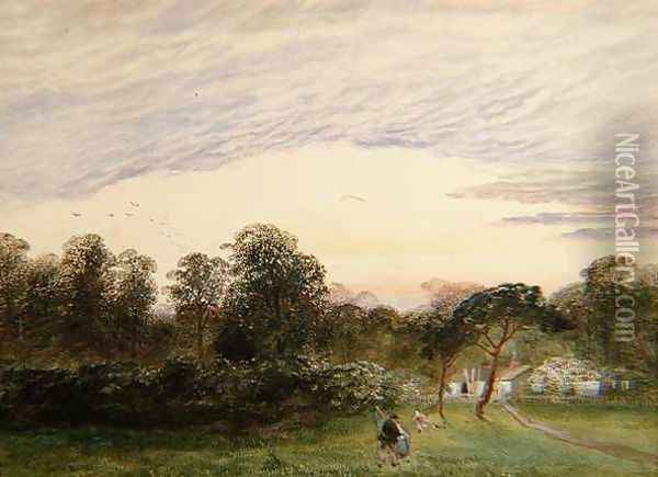 In Bannisters Wood, Southampton Oil Painting - Charles Frederick Williams