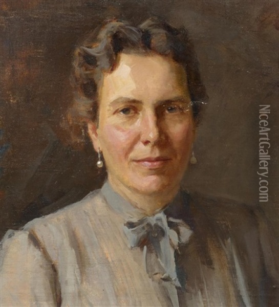 Portrat Dora Von Marr Oil Painting - Carl von Marr