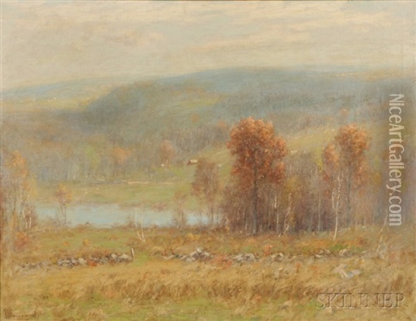 Tatnuck Hills Oil Painting - Joseph H. Greenwood