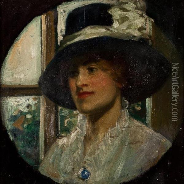 The Sunday Hat Oil Painting - Edward Arthur Walton