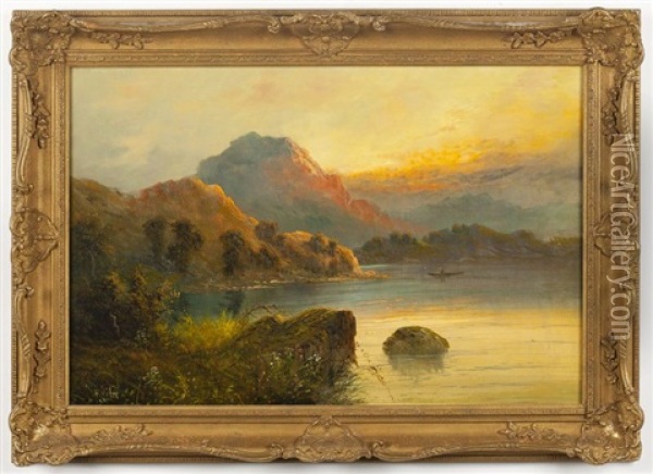 Scottish Landscape Oil Painting - Frank Hider