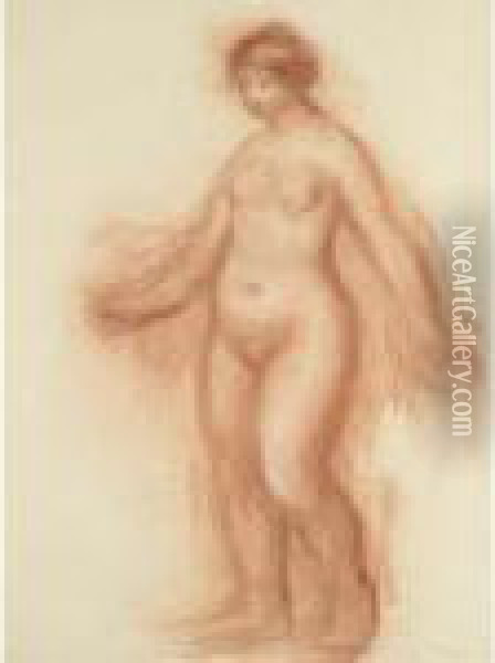 Etude Pour Le Jugement De Pris Oil Painting - Pierre Auguste Renoir