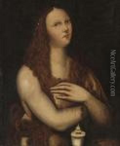 The Penitent Magdalen Oil Painting - Giampietrino