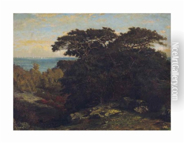 View Of A Bay Oil Painting - Winckworth Allan Gay