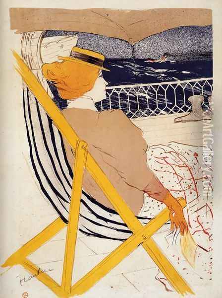 The Passenger in Cabin 54 Oil Painting - Henri De Toulouse-Lautrec
