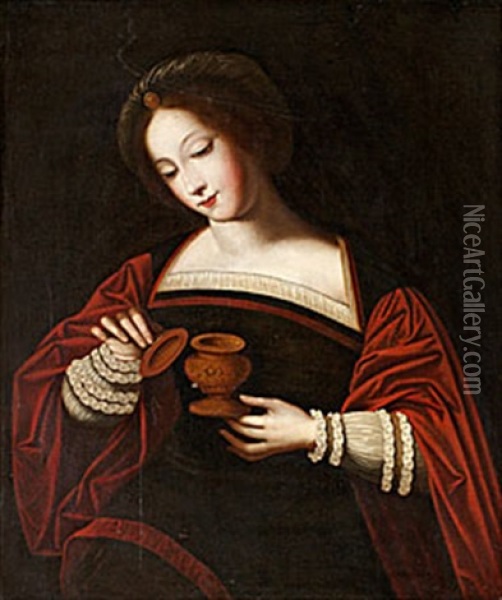 Maria Magdalena Oil Painting - Ambrosius Benson