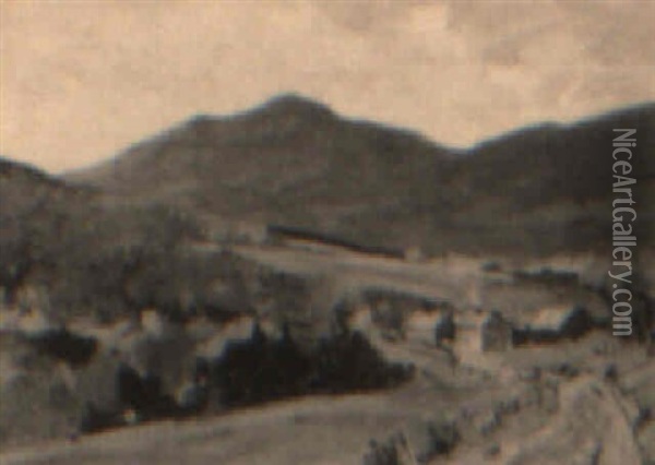 Road To Madonna Peak, Vermont Oil Painting - Charles Curtis Allen