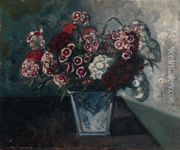 Flowers Oil Painting - Nicolas Sinezouboff