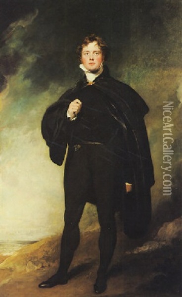 Portrait Of George Nugent Grenville, Lord Nugent Oil Painting - Thomas Lawrence