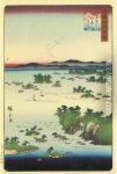 Oshu Matsushima Shinkei Oil Painting - Chimpei Ii Hiroshigesuzuki
