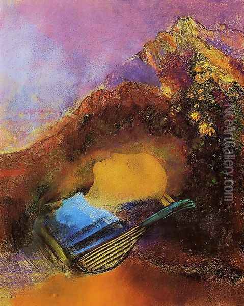 Orpheus Oil Painting - Odilon Redon