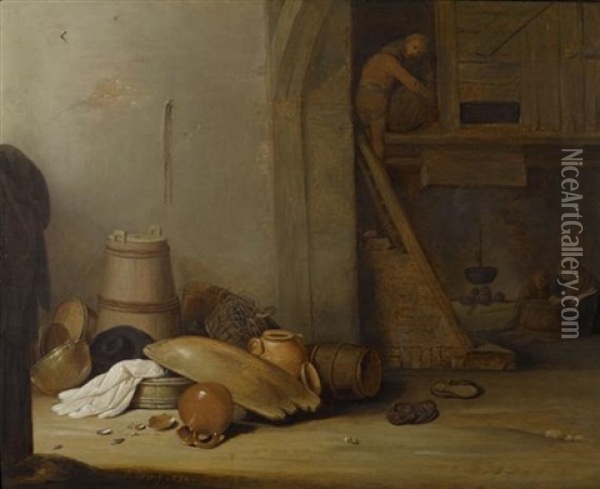 Die Scheune Oil Painting - Pieter Symonsz Potter