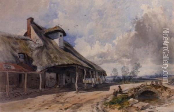Old Tadnoll Mill, Dorset Oil Painting - John Callow