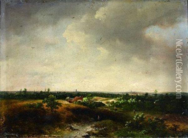 paysage Oil Painting - Marianus Adrianus Koekkoek