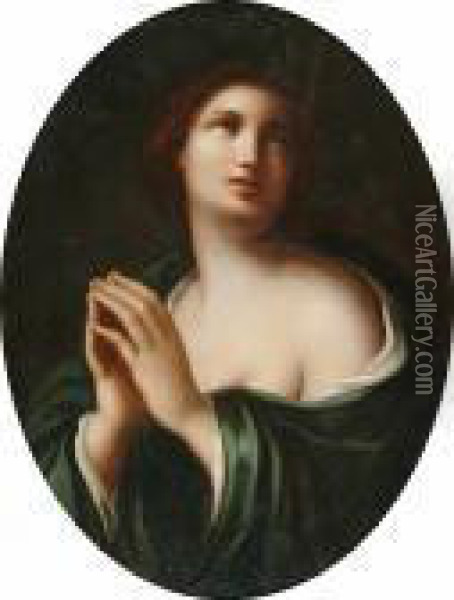 The Penitant Magdalan Oil Painting - Guido Reni