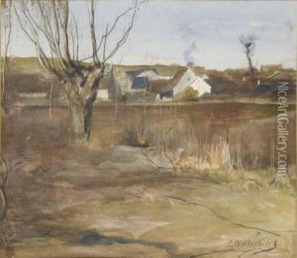 Paysage De Picardie Oil Painting - Louis Welden Hawkins