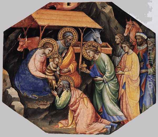 Scenes from the Life of Christ (3) Oil Painting - Mariotto Di Nardo
