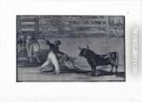 Tauromaquia No. 7 Oil Painting - Francisco De Goya y Lucientes
