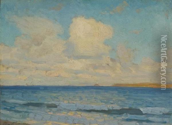 Coast Of Nantucket Oil Painting - Edward Emerson Simmons