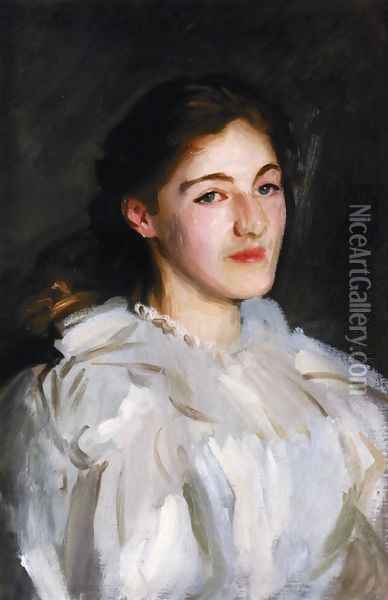 A Portrait of Cicely Horner Oil Painting - John Singer Sargent