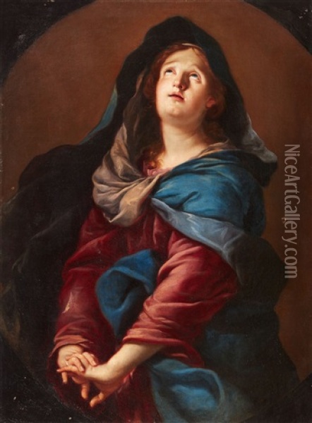 The Mourning Virgin Oil Painting - Federico Bianchi