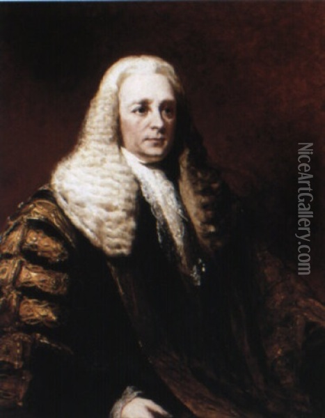 Portrait Of The Rt. Hon. George Ponsonby, Lord Chancellor Of Ireland Oil Painting - James (Thomas J.) Northcote
