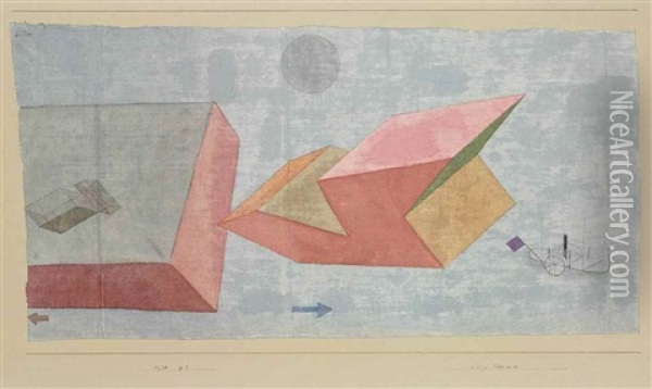 Kurze Seereise (short Sea Voyage) Oil Painting - Paul Klee