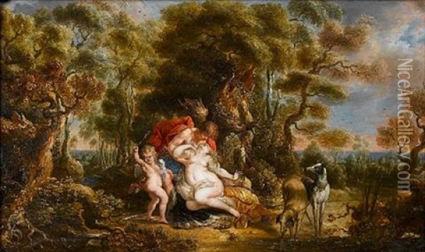 Cephalus And Procris Oil Painting - Jan Thomas Van Yperen