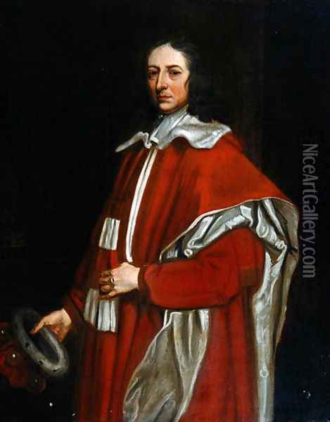 Lord Crewe Oil Painting - Sir Godfrey Kneller