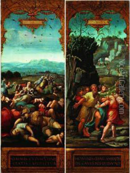 Scenes De L'ancien Testament Oil Painting - Jean Ii Cousin