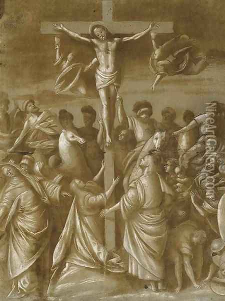 The Crucifixion 2 Oil Painting - Gaudenzio Ferrari